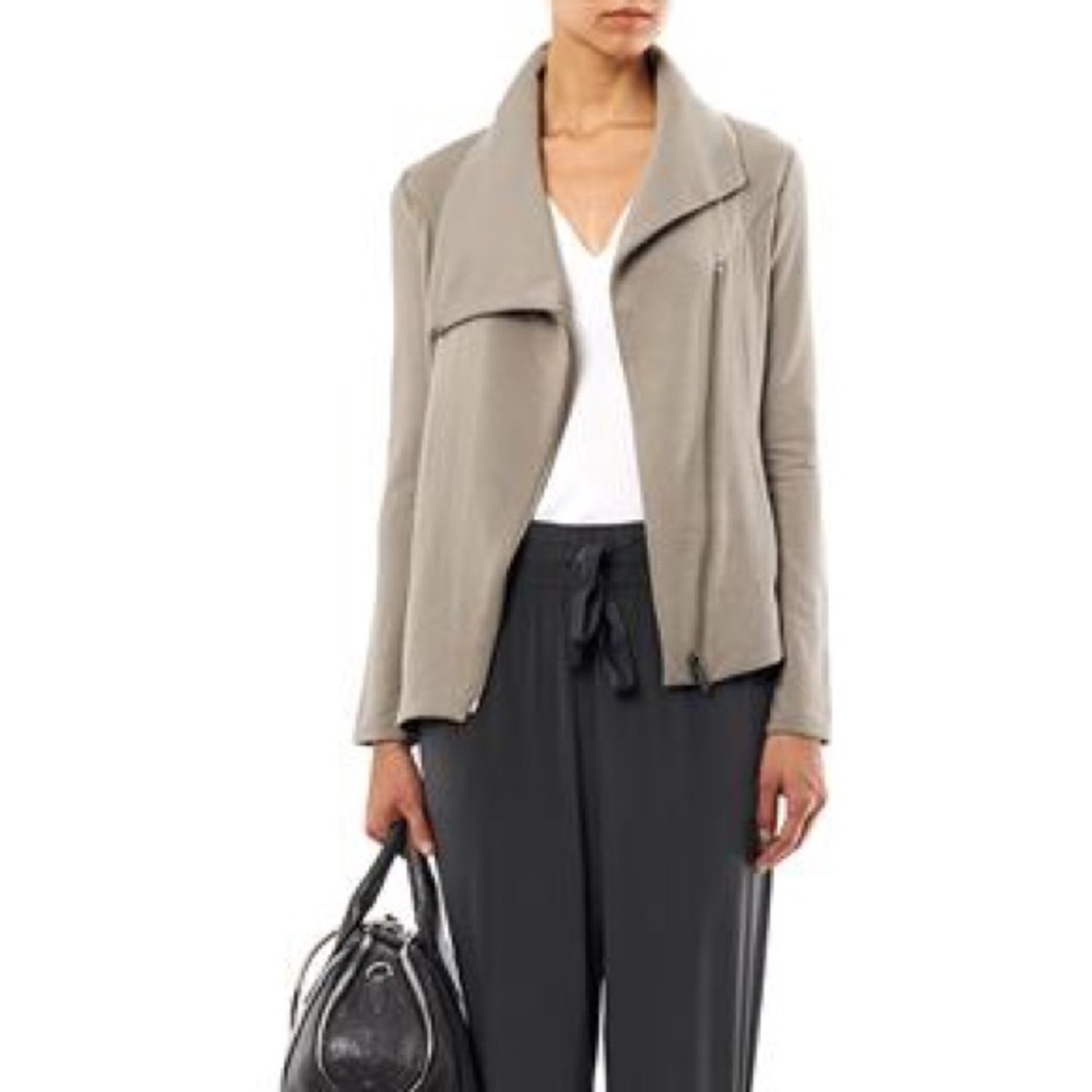 Helmut Lang Jersey Biker Jacket - Picture 3 of 13